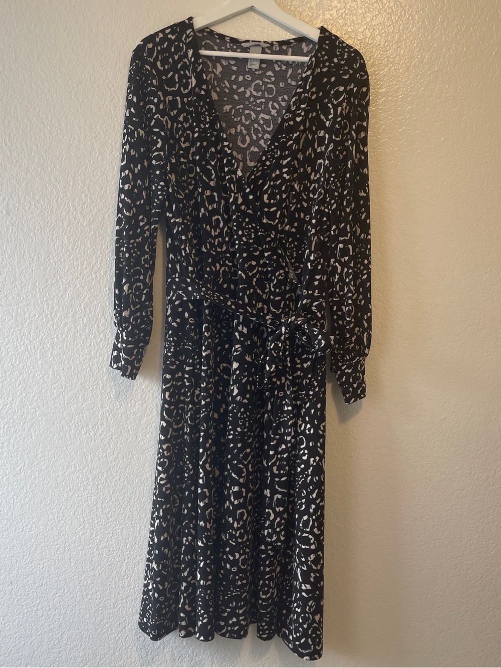 H&M Print Wrap Dress, XL